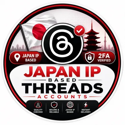 Japan Threads Accounts | 2FA Secured